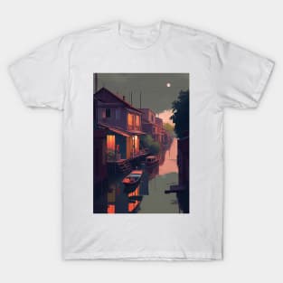 Bangkong River Watercolor T-Shirt